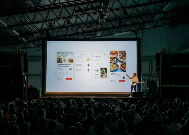 Evento e apresentação sobre inovação